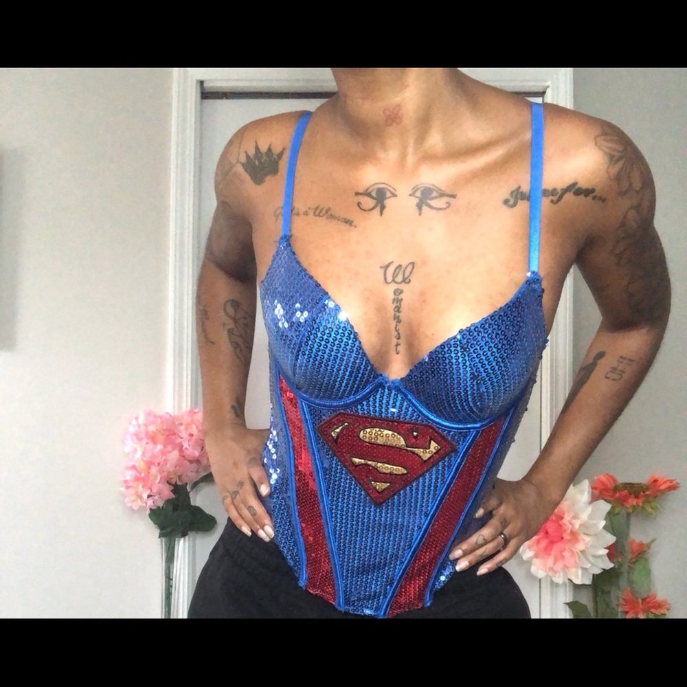 Sequin Super Woman Bustier ✨